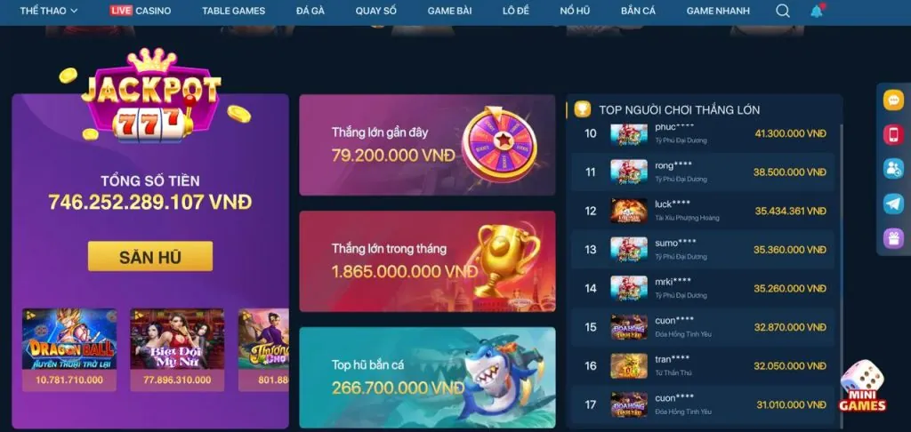 Thưởng Nạp Đầu Cwin